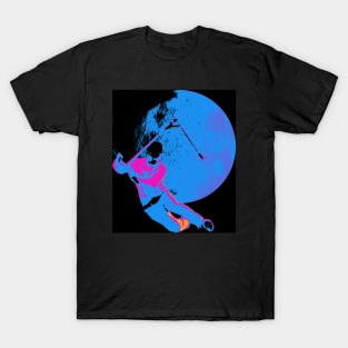 Spinning the Moon - Scooter Rider T-Shirt